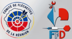 Logo Comité de fléchettes de La Réunion